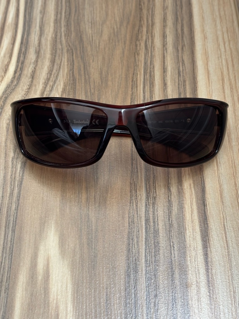 Timberland Brown Wrap Sunglasses Y2K Sport Style